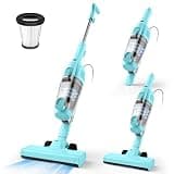 Vazone R6X Corded Stick Vacuum Cleaners for Home, 20Kpa Powerful Suction Stick Vacuum with 16Ft Cord, 2 in 1 Lightweight Handheld Vacuum Cleaner for Hardwood Floor Pet Hair