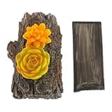 Locadence Key Hider, Decorative Weatherproof Resin Faux Stump Hidden Key Box, Safe Storage Lock Box for Outdoor Indoor Garden Yard Patio Flower Bed