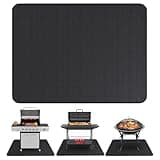 Under Grill Mats for Outdoor Grill (48 x 30 inch) Double-Sided Mat for Under Fire Pit Mat the Perfect Grill Matt for Outdoor Grill Deck Protector and BBQ Matt for Under Grill Mat for Deck