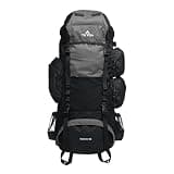 Teton 65L Explorer Internal Frame Backpack for Hiking, Camping, Backpacking, Rain Cover Included, Graphite