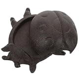 HINTRMENT Ladybug Key Hider Cast Iron Hidden Key Holder Outdoor Adorable Secure Hiding Place for Cabins and Small Items Storage