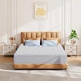 12 Inch King Size Mattress, Pocketed Coils for Strong Support, Hybrid Memory Foam & Fiberglass Free, Cool Night & Spinal Alignment, Pressure Relief & Motion Isolation, Medium Firm