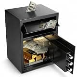 Marcree 2.6 Cub Safe Box with Digital Keypad, Security Safe for Home Office