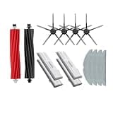 Main Side Brushes Mop Cloths HEPA Filters Dust Bags Accessories,Compatible with Roborock S8 Pro Ultra S8+ Spare Parts(14pcs)