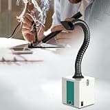 Low Noise Welding Fume Extractor - Multi-Layer Filtration Systemss for Industrial Air Purification - Efficient Solder Smoke Extractor for Electronics