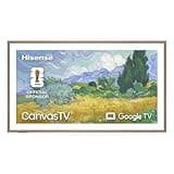 Hisense 55“ Hi-QLED S7 CanvasTV Series 4K UHD Google Smart Art TV (55S7SG, 2026 New) - 144Hz, Art Mode, Anti-Glare Panel, Dolby Vision HDR, Hi-Matte Display, Frame & UltraSlim Wall Mount Included
