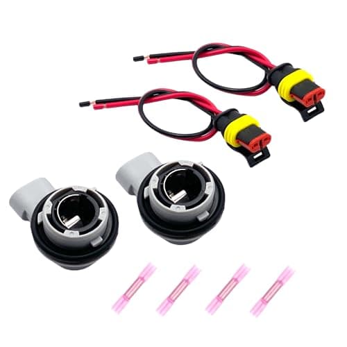 2 Pcs Front Turn Signal Light Socket Holder and Wire Harness Compatible with Jeep Renegade 2014-2020 Replace Part Number 68285016AA
