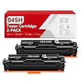 045H Black Toner Cartridge 2-Pack Replacement for Canon 045HBK Toner