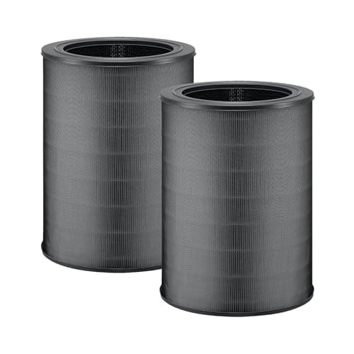 Nispira Replacement R Filter Compatible with Winix T810 T820 T830 Air Purifier 1712-0118-00 |rue HEPA and Activated Carbon 3-in-1 Filtration System, 2 Pack