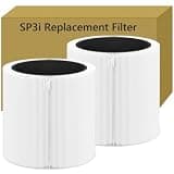 2 Packs SP3i Replacement Filter Compatible with Blueair Blue Signature SP3i Air Cleaner Purifier for Medium Rooms up to 2,250 sq ft, 2 in 1 H13 True HEPA and Activated Carbon Filter