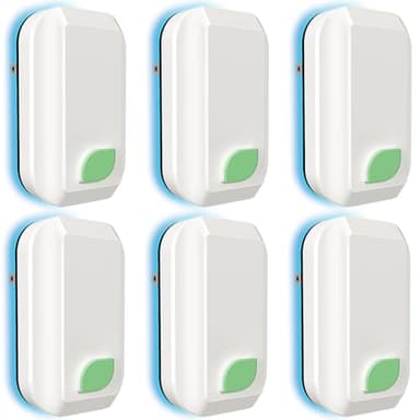 PVACG 4 Pack Plug In Ionic Air Purifier,Negative Ion Air Purifier for Home Portable Plug-In Air Ionizers for Smoke, Pets Smell Quiet Mini Air Freshener for Home, Bedroom, Office, Living Room (4)