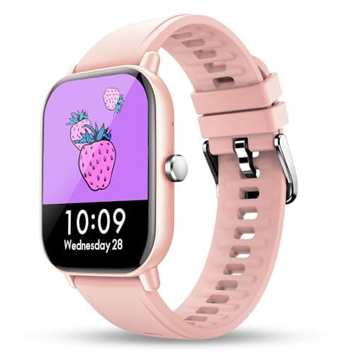 WalkerFit Smart Watch for Women/Men, 1.39" Smartwatch for Android Phones & iPhone, Fitness Tracker with Heart Rate/SpO2/Sleep Monitor, 120+ Sport Modes, Answer/Make Call