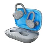 Skullcandy Push Active True Wireless in-Ear Bluetooth Earbud, Use with iPhone and Android with Charging Case and Mic, Great for Gym, Sports, and Gaming, IP55 Water, Dust Resistant - Grey/Blue