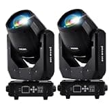 H-YEEU 250W 8R Sharpy Beam Moving Head DJ Light, 8+48 Prism, DMX512-2Pack
