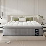 LETMOON California King Mattress 12 Inch, Luxury Hybrid Cal King Mattress in a Box with Cooling Gel Memory Foam & Pocketed Coils, Motion Isolation, Pressure Relief, Edge Support, Medium Firm