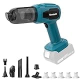 YOWMOFT Handheld Vacuum Cordless with 5 Packs HEPA Filter, Blue