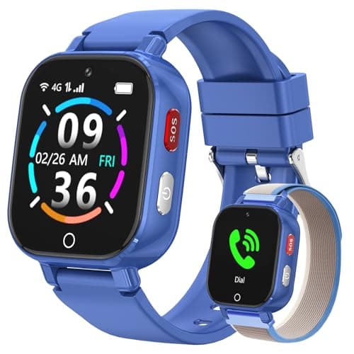 Transfomers 4G Kids Smart Watch for Boys Girls, Kid Smart Watch with GPS Tracker Two Way Call Video Chat Pedometer, Smartwatches for Kids 4-12 Year Olds