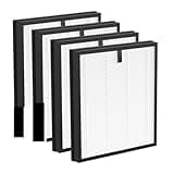 4 Pack HAP603 Replacement Air Purifier Filters,Activated Carbon Composite Filter, 3-Stage Filtration, For HAP603