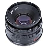 DSLR Camera Lens, 35mm F1.4 APS-C Prime Camera Lens,Compatible for Fujifilm X-H2 Nikon ZFC Micro 4/3 ZVE10 A6000 FX30(E-Mount(APS-C))