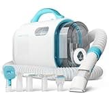 Uproot Clean Pet Groomer Vacuum Kit 7 in 1 - Cat & Dog Grooming Kit with Brush, Detangle, Deshed, Trim, Clean, & Dry Attachments - Complete Cat & Dog Grooming Vacuum for Shedding Pets