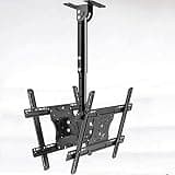 JDXQBLD Tv Stand,Dual Sided Ceiling Tv Mount, Adjustable Height Telescoping Tilt and Swivel Tv Bracket, Fits Most 32-75Inch Led Tvs, Metal Expansion Screw Fixing