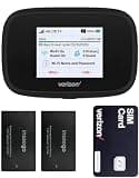Verizon Wireless Jetpack Inseego MiFi 7730L | Mobile Hotspot for Travel | 4G Mobile Portable WiFi | Unlocked Globally | Speed up to 450 Mbps | Usage Up to 8 Hours | EVDO-LINK Bundle (Standard)