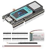 MakerFocus Wireless Tracker + 1000mAh Battery Supports GPS Galileo Multi-System Joint Positioning ESP32-S3 WiFi Bluetooth SX1262 UC6580, 0.96" LCD Display for Meshtastic LoRaWAN