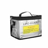 Lipo Safe Bag Battery Fireproof,with Handle,Shoulder-Silver