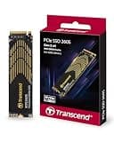 Transcend 4TB Gen5 SSD with Heatsink, Up to 14,500MB/s, Storage Expansion for PS5 Consoles, Compatible with Desktops/Laptops, M.2 2280 PCIe 5.0 NVMe Gen5x4 Internal Solid State Hard Drive, 3D TLC NAND