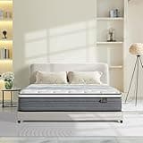 Vipcute Twin Mattress 10 Inch, Hybrid Mattresses with Individual Pocket Springs and Gel Memony Foam