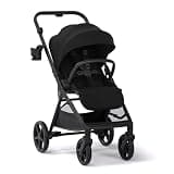 Mompush Vira All-Terrain Stroller, One-Hand Fold Baby Stroller with XL UV50+ Canopy, Multi-Position Recline, Adjustable Handlebar, Removable Washable Seat Pad, Large Storage Basket, Newborn to Toddler
