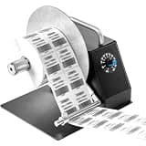 Automatic Label Rewinder Machine, 180mm Rewinding Speed 0-100mm/s, Desktop Shipping Label Holder for Home and Office Use, Accessory for Label Printers