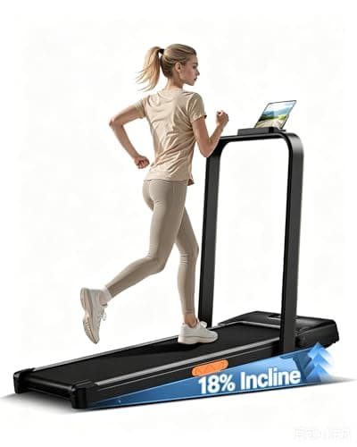 Foldable Treadmills for Home with Handle 2.5HP Compact Small Quiet Under Desk Walking Treadmill 300LBS with Romote Control