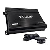 Orion Cobalt CBA2000.1D Monoblock 1-Channel Class D Amplifier for Car Subwoofer, 2000W Max, 500W RMS, 1/2/4 Ohm Stable, Adjustable Low Pass with Bass Boost, MOSFET Power Supply, Bass Knob Included
