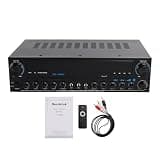 Viprh 3600W Peak Stereo HiFi Power Amplifier High-Power 5.1-Channel Subwoofer Amplifier Home Karaoke Amplifier Audio HF