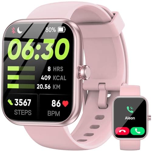 Smart Watch, Alexa Built-in Voice Assistant, 1.83" HD Touchscreen (Answer/Make Call), IP68 Waterproof, 120+ Sport Modes for Fitness Tracker, 24/7 Heart Rate & Sleep Monitor for iPhone Android iOS
