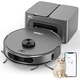 SHELIKI Robot Vacuum and Mop Combo, 70-Day Self-Emptying Robotic Vacuum Cleaner, Super Thin, Quiet, LiDAR Navigation, App & Voice Control, Perfect for Pet Hair, Carpets, Hard Floors