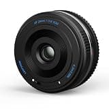 FE/E 24mm f3.8 Pancake Lens-AF Wide Angle Lens Compatible with Sony a7 IV/a7 III/ZV-E10/a7R V/a7C II/a7R IV/a7S III/a1/a9 III/a6400/a6100/a9 II/a7 II/a6000/NEX-5/6/Alpha-Auto Focus Lens(FE/E Mount)