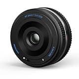 FE/E 24mm f3.8 Pancake Lens-AF Wide Angle Lens Compatible with Sony a7 IV/a7 III/ZV-E10/a7R V/a7C II/a7R IV/a7S III/a1/a9 III/a6400/a6100/a9 II/a7 II/a6000/NEX-5/6/Alpha-Auto Focus Lens(FE/E Mount)