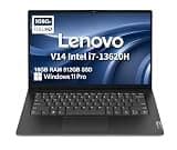 Lenovo V14 Gen 4 Business Laptop (14" FHD Anti-Glare, Intel 10-Core i7-13620H, 16GB RAM, 512GB SSD), Webcam with Privacy Shutter, Ethernet, Wi-Fi 6, HDMI, Bluetooth, Win 11 Pro w/ Copilot, Black