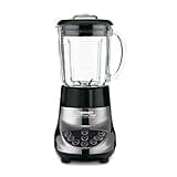 Cuisinart BFP-703BCP1 Smart Power Duet Blender & Food Processor, 500-Watt Motor, 48-Oz Glass Jar, 3-Cup Processor, 7-Speed Ice Crush, Stainless Steel Blades, Brushed Chrome, BPA-Free, 120V