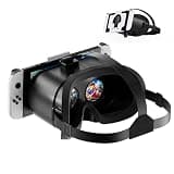VR Headset for Nintendo Switch & Switch OLED, Upgraded Switch Virtual Reality Glasses with Adjustable HD Lenses and Comfortable Head Strap, Labo VR Kit 3D Goggles for Switch Accessories