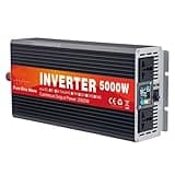 YXINHONGYUE 5000W Peak Pure Sine Wave Inverter, 2500W Continuous DC to AC 110V 60Hz Power Converter with Digital Display for Solar RV Emergency Use,60v to 230v