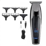 DAXXIN Hair Cutting Tool, Professional Hair Trimmer LED Display Hair Cutting Machine Electric Cordless Mini Hair Clipper for Men