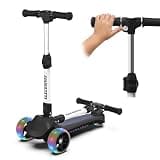 Electric Scooter for Kids Ages 3+, 3 Wheel, 5mph Safe Speed, Black