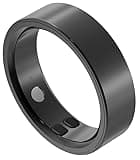 Famous Tech Shop Smart Health Ring Fitness Tracker with Heart Rate Sensor and Sleep Monitoring, Bluetooth Wearable Ring for Activity Tracking Calories Steps and Wellness Insights, Tarnish Size 9