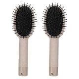 YARNOW 2pcs Money Hiding Hair Brush - Secret Compartment for Jewelry, Keys, and Valuables - Travel Hair Brush Comb Money Hider for Beach and Vacation Use