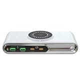 for 72W Intelligent 4 Port USB PD 45W QC3.0 Fast Charger Magnetic Wireless Charging Station for Laptop Phone Pad