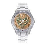 FekiLoot Watches for Men Big Face Stainless Steel Wristwatch Casual Watch