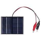 1.5W 12V Polysilicon Solar Panel, Portable and Lightweight for DIY Projects, Solar Lights, and Crafts
